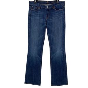 74AMK mid rise boot cut medium wash jeans, 12/31